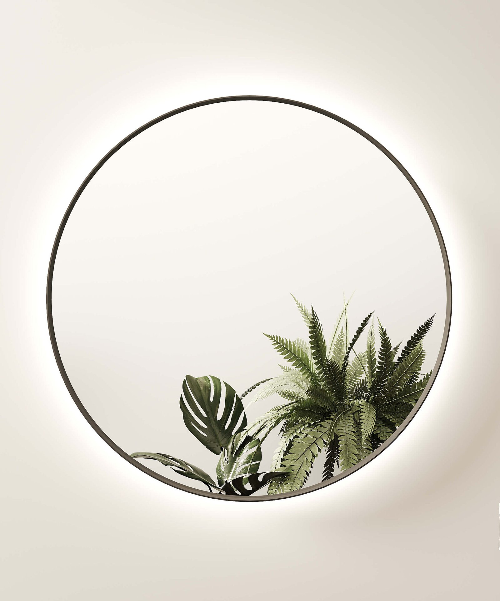 Кругле дзеркало ROUNDCORNER з підсвічуванням