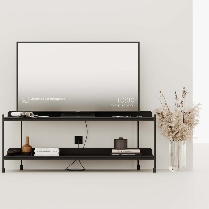 Металевий стелаж “Spacious TV Stand” для зони ТВ