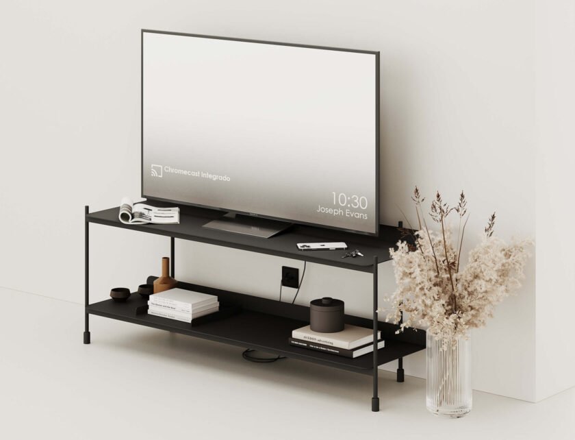 Металевий стелаж “Spacious TV Stand” для зони ТВ