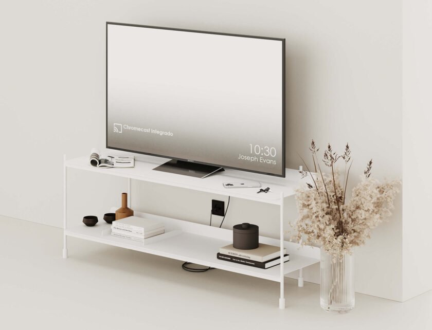 Металевий стелаж “Spacious TV Stand” для зони ТВ