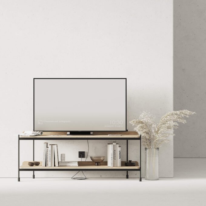 Металевий стелаж “Spacious TV Stand” для зони ТВ