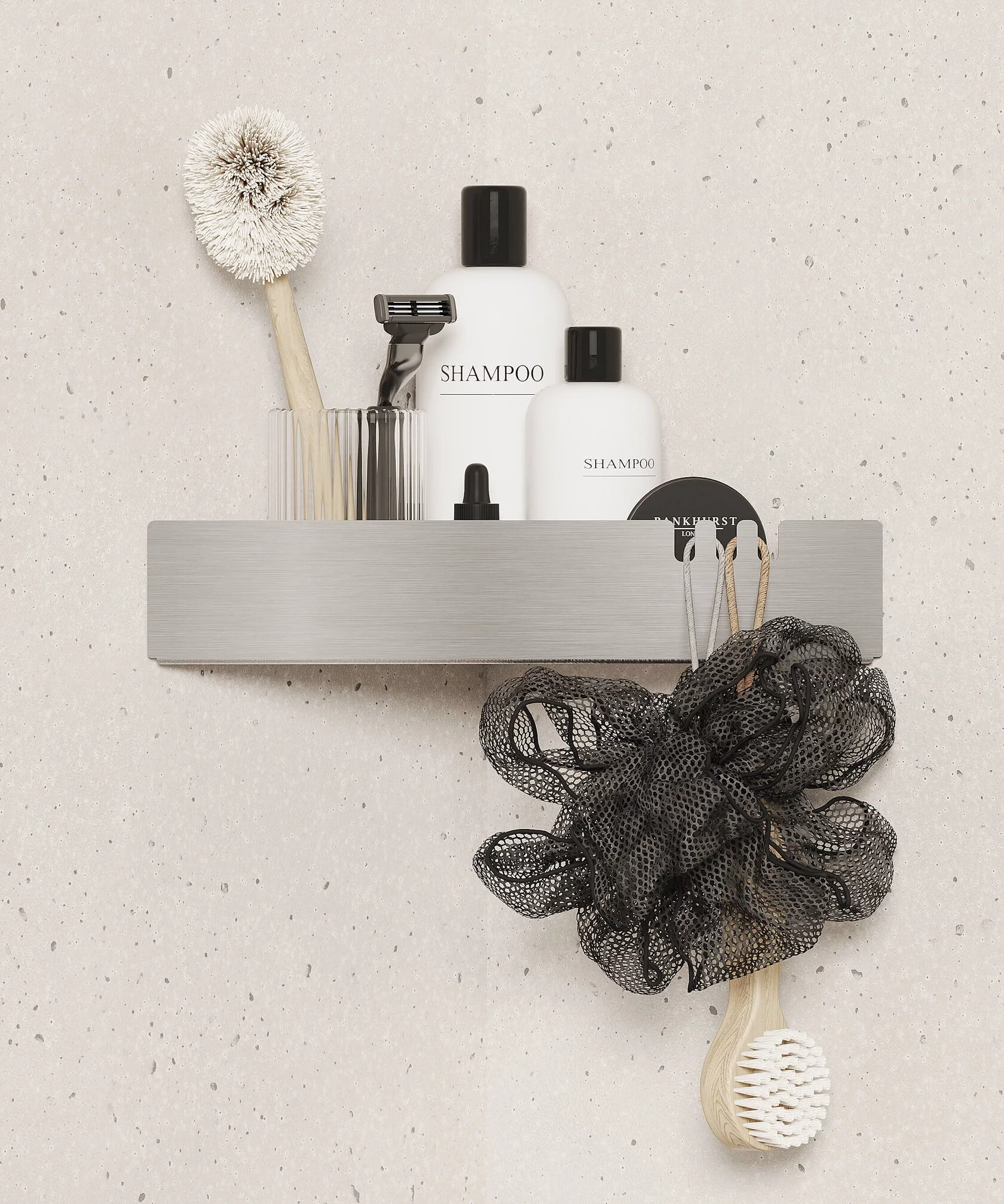 Кутова полиця для душу CORNER 3.0 “BRUSH”