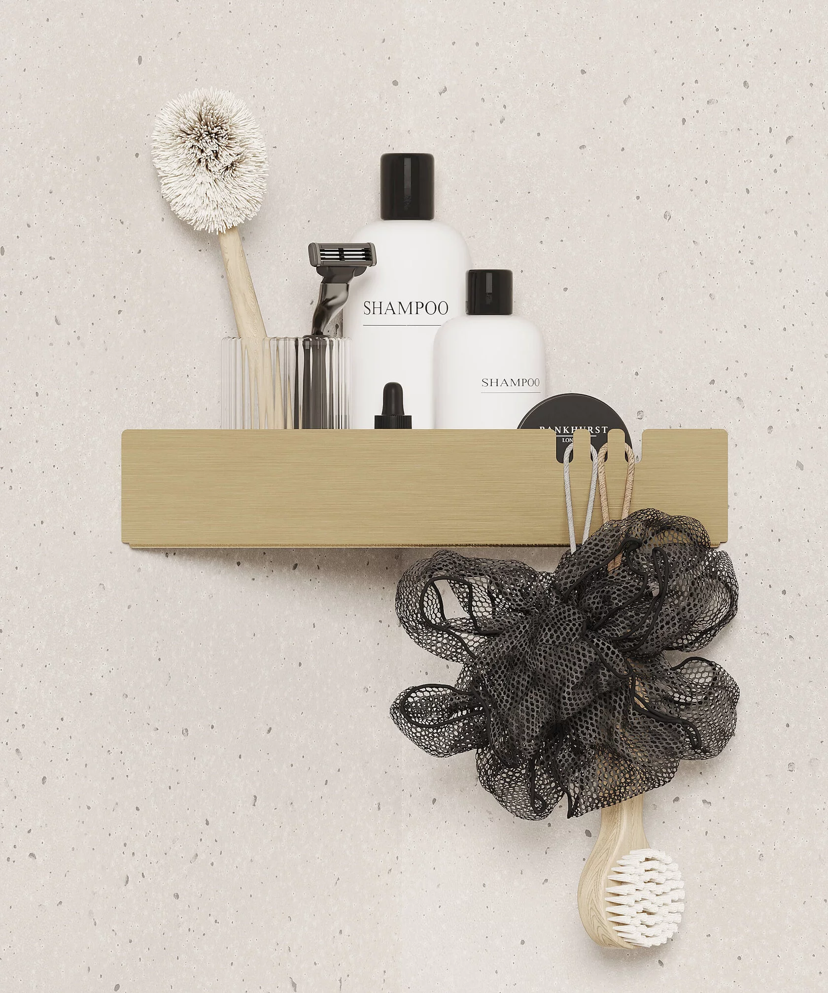 Кутова полиця для душу CORNER 3.0 “BRUSH”