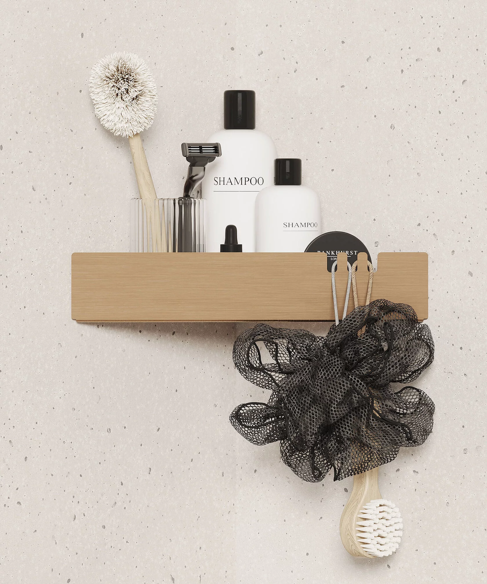 Кутова полиця для душу CORNER 3.0 “BRUSH”